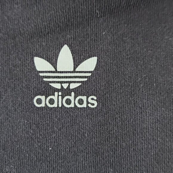 ADIDAS | Color Block Reflective Hoodie Black Pistachio Green Sz S - Picture 8 of 10